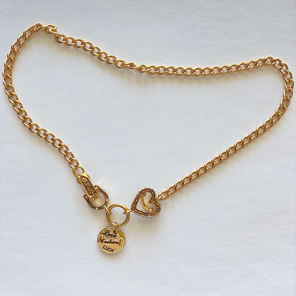 Juicy Couture “Love, Couture, Luck” Necklace